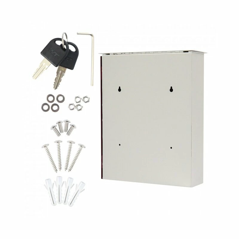 Briefkasten Splashy Weiß Berry 9 Briefkasten Splashy Weiß Berry – Bild 9