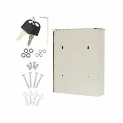 Briefkasten Splashy Weiß Holzoptik -Türschilder aus Edelstahl Geschäft briefkasten splashy weiss holzoptik8