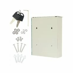 Briefkasten Splashy Weiß Türkis -Türschilder aus Edelstahl Geschäft briefkasten splashy weiss tuerkis9