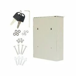 Briefkasten Splashy Weiß -Türschilder aus Edelstahl Geschäft briefkasten splashy weiss9