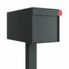Briefkasten Standbriefkasten Square Anthrazit RAL 7016