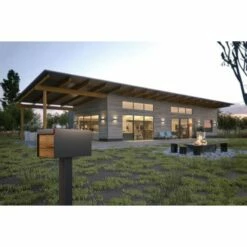 Briefkasten Standbriefkasten Square Anthrazit RAL 7016 Mit HPL-Front -Türschilder aus Edelstahl Geschäft briefkasten standbriefkasten square anthrazit ral 7016 mit hpl front12