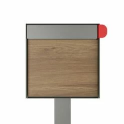 Briefkasten Standbriefkasten Square Grau Metallic RAL 9007 Mit HPL-Front 14 Briefkasten Standbriefkasten Square Grau Metallic RAL 9007 Mit HPL-Front -Türschilder aus Edelstahl Geschäft briefkasten standbriefkasten square grau metallic ral 9007 mit hpl front2