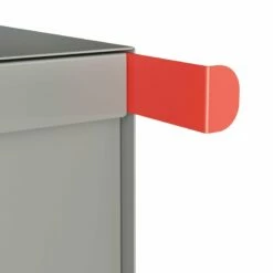 Briefkasten Standbriefkasten Square Grau Metallic RAL 9007 -Türschilder aus Edelstahl Geschäft briefkasten standbriefkasten square grau metallic ral 90073