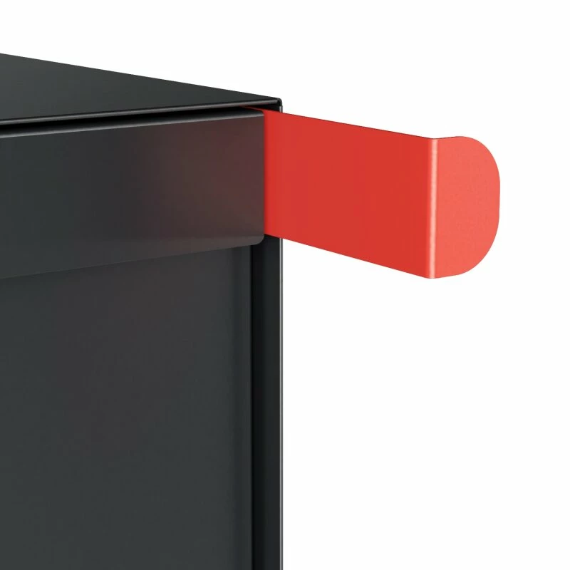 Briefkasten Standbriefkasten Square Schwarz RAL 9005 5 Briefkasten Standbriefkasten Square Schwarz RAL 9005 – Bild 5