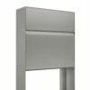 Briefkasten Standbriefkasten Vinni Grau RAL 9007