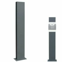 Briefkasten Standfuß Briefkastenständer Ständfüße Ständer Freistehend Anthrazit -Türschilder aus Edelstahl Geschäft briefkasten standfuss briefkastenstaender staendfuesse staender freistehend anthrazit2