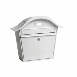 Briefkasten Wandbriefkasten Aus Verzinktem Stahlblech Weiss