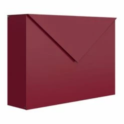 Briefkasten Wandbriefkasten Blitz Rot RAL 3004