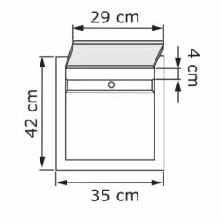 Briefkasten Wandbriefkasten Dream Schwarz RAL 9005 Mit Edelstahlklappe 13 Briefkasten Wandbriefkasten Dream Schwarz RAL 9005 Mit Edelstahlklappe -Türschilder aus Edelstahl Geschäft briefkasten wandbriefkasten dream schwarz ral 9005 mit edelstahlklappe4