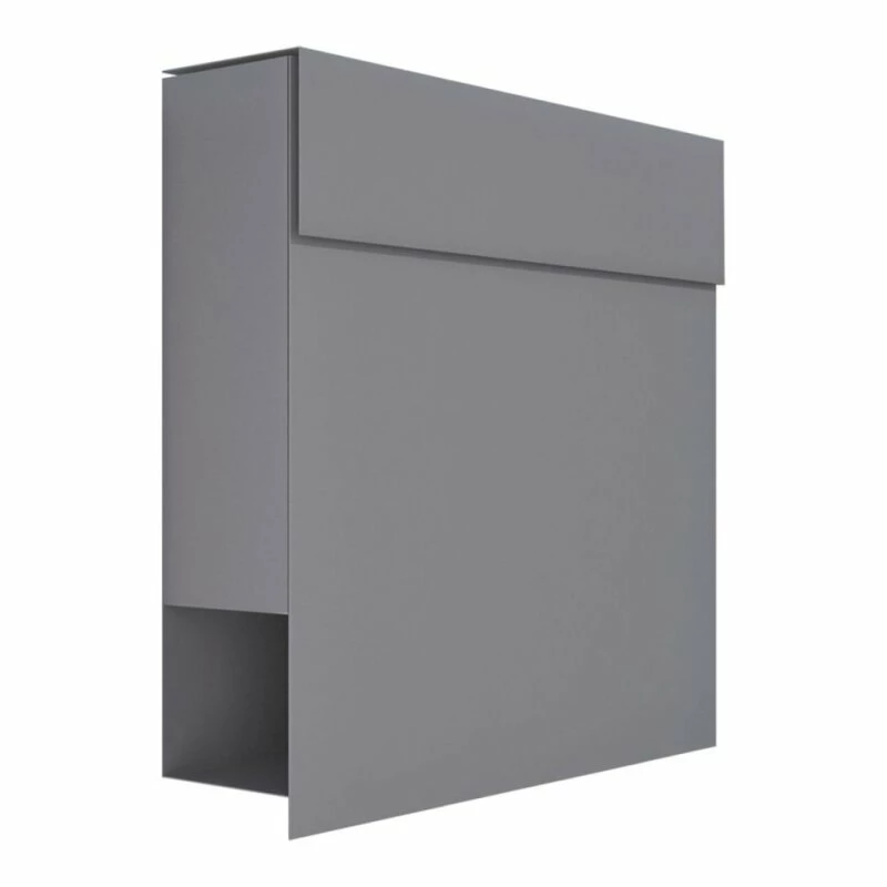 Briefkasten Wandbriefkasten Elegance Grau Metallic RAL 9007 1 Briefkasten Wandbriefkasten Elegance Grau Metallic RAL 9007