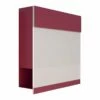 Briefkasten Wandbriefkasten Elegance Pro White Rot RAL 3004 Mit Weißer Acrylplatte