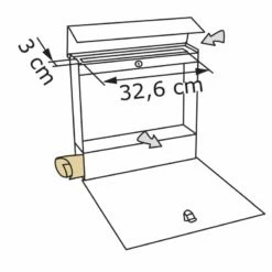 Briefkasten Wandbriefkasten Elegance Pro White Rot RAL 3004 Mit Weißer Acrylplatte 11 Briefkasten Wandbriefkasten Elegance Pro White Rot RAL 3004 Mit Weißer Acrylplatte -Türschilder aus Edelstahl Geschäft briefkasten wandbriefkasten elegance pro white rot ral 3004 mit weisser acrylplatte6
