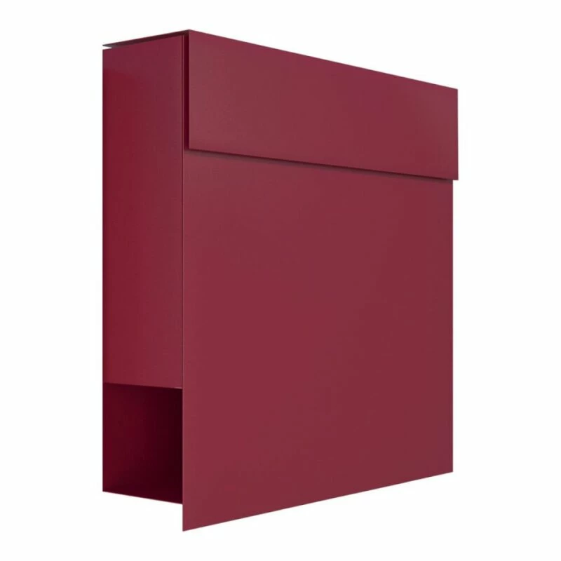 Briefkasten Wandbriefkasten Elegance Rot RAL 3004 1 Briefkasten Wandbriefkasten Elegance Rot RAL 3004