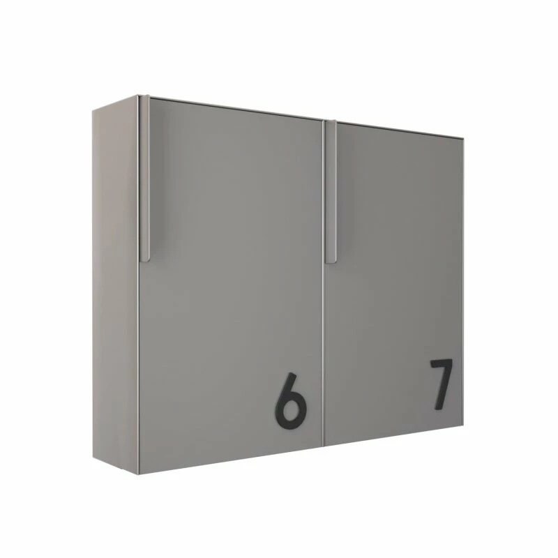 Briefkasten Wandbriefkasten Firona Grau Metallic RAL 9007 3 Briefkasten Wandbriefkasten Firona Grau Metallic RAL 9007 – Bild 3