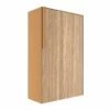 Briefkasten Wandbriefkasten Firona RAL 8001 Rost Mit Holzdekor-Front