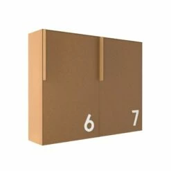 Briefkasten Wandbriefkasten Firona Rost RAL 8001 -Türschilder aus Edelstahl Geschäft briefkasten wandbriefkasten firona rost ral 80013