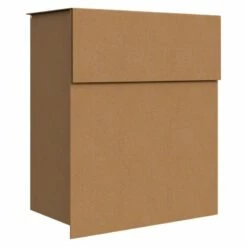 Briefkasten Wandbriefkasten Groove Rost RAL 8001