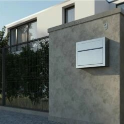 Briefkasten Wandbriefkasten Jazz Edelstahl -Türschilder aus Edelstahl Geschäft briefkasten wandbriefkasten jazz edelstahl6