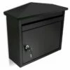 Briefkasten Wandbriefkasten Mit Spitzdach Schwarz