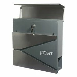 Briefkasten Wandbriefkasten Postkasten Postfach Inkl. Zeitungsrolle Anthrazit RAL 7016 10 Briefkasten Wandbriefkasten Postkasten Postfach Inkl. Zeitungsrolle Anthrazit RAL 7016 -Türschilder aus Edelstahl Geschäft briefkasten wandbriefkasten postkasten postfach inkl zeitungsrolle anthrazit ral 70164