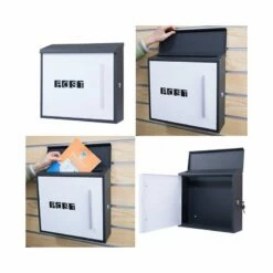 Briefkasten Wandbriefkasten Postkasten Postfach Schwarz/weiss Inkl. Post Schriftzug 10 Briefkasten Wandbriefkasten Postkasten Postfach Schwarz/weiss Inkl. Post Schriftzug -Türschilder aus Edelstahl Geschäft briefkasten wandbriefkasten postkasten postfach schwarz weiss inkl post schriftzug5
