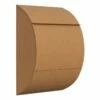 Briefkasten Wandbriefkasten Round Rost RAL 8001