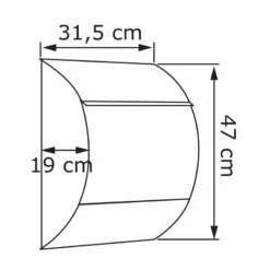 Briefkasten Wandbriefkasten Round Weiß RAL 9016 Mit Edelstahlklappe 8 Briefkasten Wandbriefkasten Round Weiß RAL 9016 Mit Edelstahlklappe -Türschilder aus Edelstahl Geschäft briefkasten wandbriefkasten round weiss ral 9016 mit edelstahlklappe4