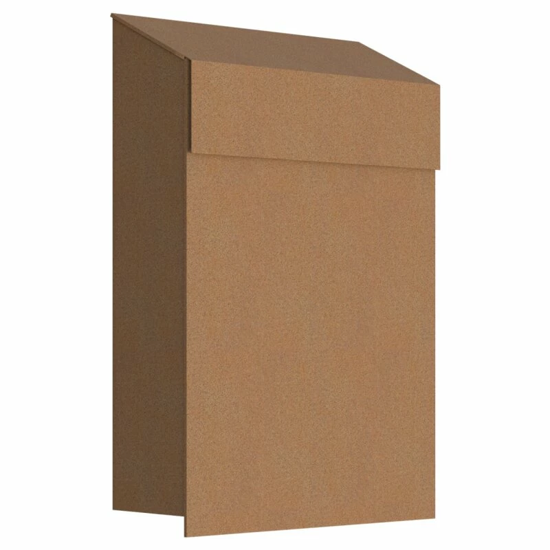 Briefkasten Wandbriefkasten Sun Rost RAL 8001 1 Briefkasten Wandbriefkasten Sun Rost RAL 8001