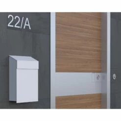 Briefkasten Wandbriefkasten Sun Schwarz RAL 9005 Mit Edelstahlklappe -Türschilder aus Edelstahl Geschäft briefkasten wandbriefkasten sun schwarz ral 9005 mit edelstahlklappe3