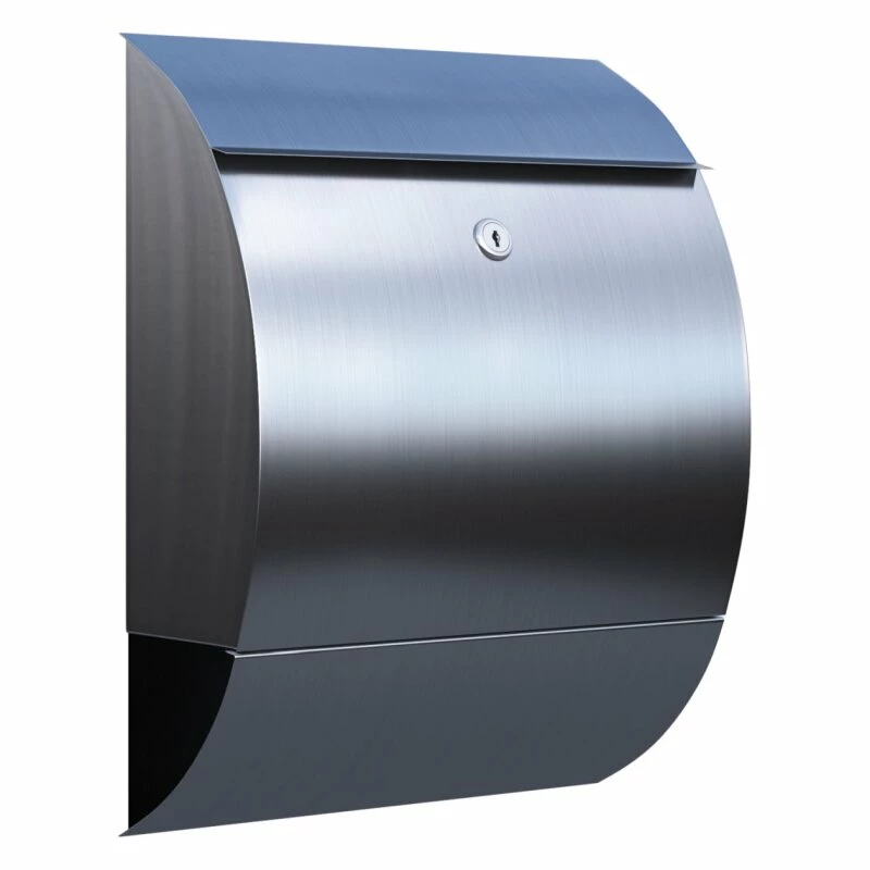 Briefkasten Wandbriefkasten Sunny Edelstahl 1 Briefkasten Wandbriefkasten Sunny Edelstahl