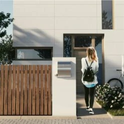 Briefkasten Wandbriefkasten Sunny Edelstahl 9 Briefkasten Wandbriefkasten Sunny Edelstahl -Türschilder aus Edelstahl Geschäft briefkasten wandbriefkasten sunny edelstahl4