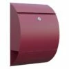 Briefkasten Wandbriefkasten Sunny Rot RAL 3004