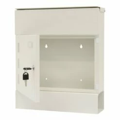 Briefkasten Wandbriefkasten Zeitungsfach 3 Sichtfenster Globe Weiss -Türschilder aus Edelstahl Geschäft briefkasten wandbriefkasten zeitungsfach 3 sichtfenster globe weiss4