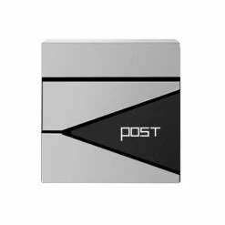 Briefkasten Wandbriefkasten Zeitungsfach Schwarz / Silber Pulverbeschichtet