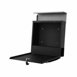 Briefkasten Wandbriefkasten Zeitungsfach Schwarz / Silber Pulverbeschichtet -Türschilder aus Edelstahl Geschäft briefkasten wandbriefkasten zeitungsfach schwarz silber pulverbeschichtet4