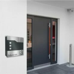 Briefkasten Zeitungsfach RAL 7016 Anthrazit Grau Mit Edelstahl Laser Namensblende 7 Briefkasten Zeitungsfach RAL 7016 Anthrazit Grau Mit Edelstahl Laser Namensblende -Türschilder aus Edelstahl Geschäft briefkasten zeitungsfach ral 7016 anthrazit grau mit edelstahl laser namensblende4