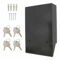 Briefkastenanlage Depot 4 Fach Silber/schwarz 11 Briefkastenanlage Depot 4 Fach Silber/schwarz -Türschilder aus Edelstahl Geschäft briefkastenanlage depot 4 silber schwarz beliebig erweiterbar5