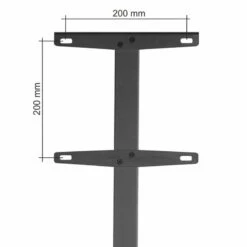 Briefkastenständer Allux Standard 1003 Schwarz -Türschilder aus Edelstahl Geschäft briefkastenstaender allux standard 1003 schwarz2