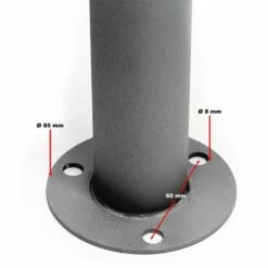 Briefkastenständer Für 6 Postkästen Standfuß Stahl Anthrazit Montagematerial -Türschilder aus Edelstahl Geschäft briefkastenstaender fuer 6 postkaesten standfuss stahl anthrazit montagematerial4