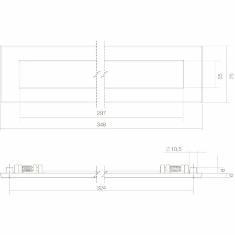 Briefklappe Briefeinwurfklappe Chrom Typ14 2 Briefklappe Briefeinwurfklappe Chrom Typ14 – Bild 2