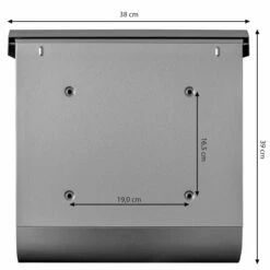 Burg-Wächter Bavaria Briefkasten Postkasten Postbox Mit Zeitungsrolle Gelb -Türschilder aus Edelstahl Geschäft burg waechter bavaria briefkasten postkasten postbox mit zeitungsrolle gelb6