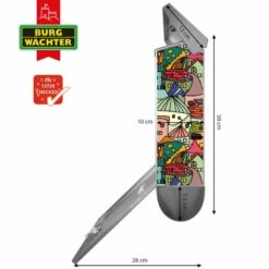 Burg-Wächter Bavaria Briefkasten Postkasten Wandbriefkasten Funky Town -Türschilder aus Edelstahl Geschäft burg waechter bavaria briefkasten postkasten wandbriefkasten funky town4