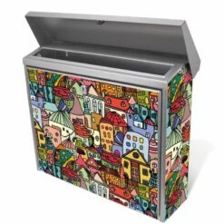 Burg-Wächter Bavaria Briefkasten Postkasten Wandbriefkasten Funky Town -Türschilder aus Edelstahl Geschäft burg waechter bavaria briefkasten postkasten wandbriefkasten funky town 13