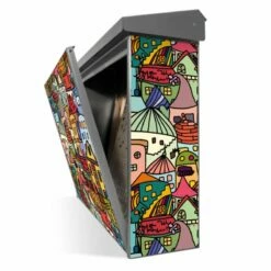 Burg-Wächter Bavaria Briefkasten Postkasten Wandbriefkasten Funky Town -Türschilder aus Edelstahl Geschäft burg waechter bavaria briefkasten postkasten wandbriefkasten funky town 14