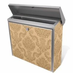 Burg-Wächter Bavaria Briefkasten Postkasten Wandbriefkasten Tapete Beige -Türschilder aus Edelstahl Geschäft burg waechter bavaria briefkasten postkasten wandbriefkasten tapete beige 13