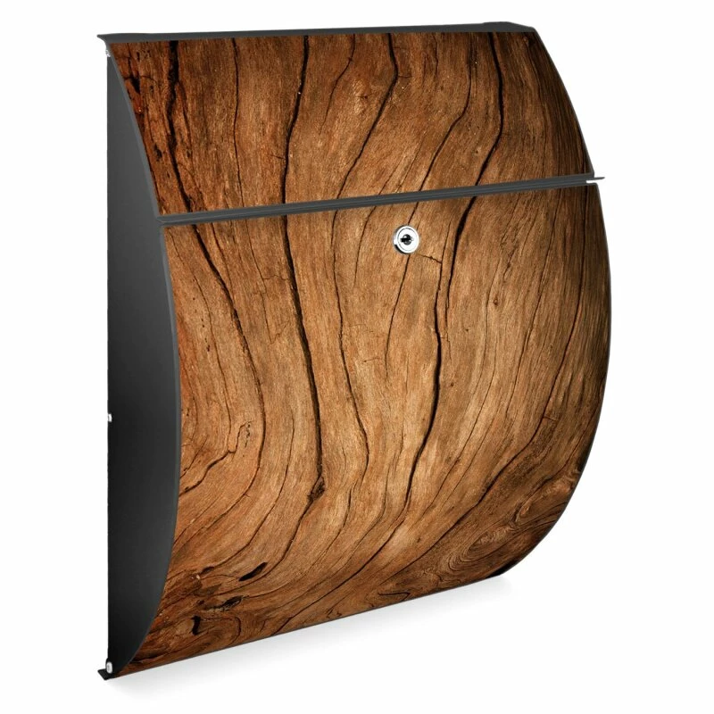 Burg-Wächter Briefkasten Postkasten Wandbriefkasten Anthrazit Trockenes Holz 1 Burg-Wächter Briefkasten Postkasten Wandbriefkasten Anthrazit Trockenes Holz