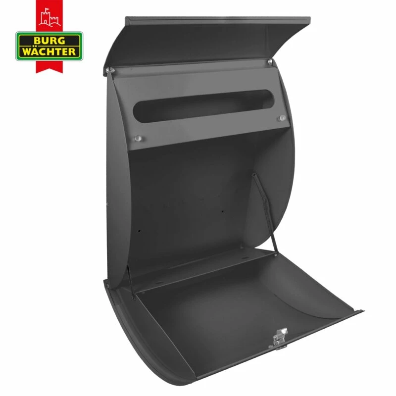 Burg-Wächter Briefkasten Postkasten Wandbriefkasten Anthrazit Trockenes Holz 6 Burg-Wächter Briefkasten Postkasten Wandbriefkasten Anthrazit Trockenes Holz – Bild 6
