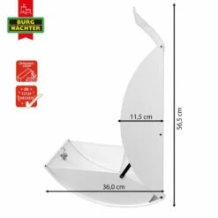 Burg-Wächter Briefkasten Postkasten Wandbriefkasten Weiß Trockenes Holz -Türschilder aus Edelstahl Geschäft burg waechter briefkasten postkasten wandbriefkasten weiss trockenes holz5