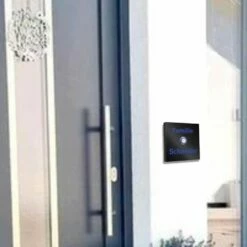 Design Aufputz Türklingel Edelstahl Beleuchtet 100x100mm BLACK EDITION 5 Design Aufputz Türklingel Edelstahl Beleuchtet 100x100mm BLACK EDITION -Türschilder aus Edelstahl Geschäft design aufputz tuerklingel edelstahl beleuchtet 100x100mm black edition3